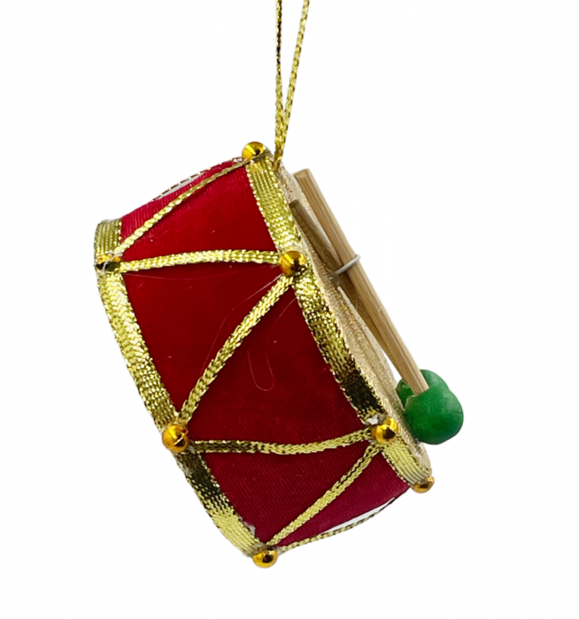 Ornament brad Craciun Toba JOY, Rosu, 20cm [2]