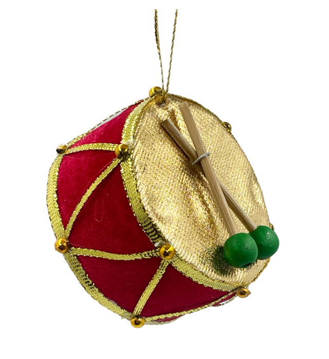 Ornament brad Craciun Toba JOY, Rosu, 20cm [1]