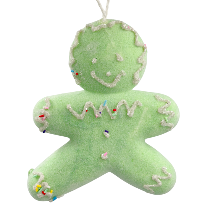 Ornament brad Craciun Turta Dulce JELLY, Verde, 15cm [1]