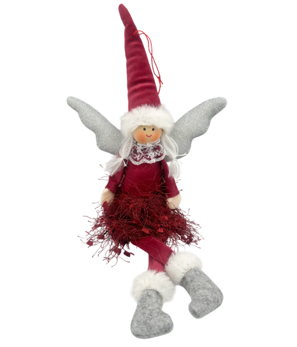 Ornament brad Craciun Zana ELISE, Burgundy, 30cm [1]