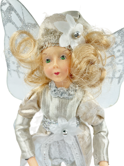 Ornament brad Craciun Zana FAY, Sampanie, 30cm [3]