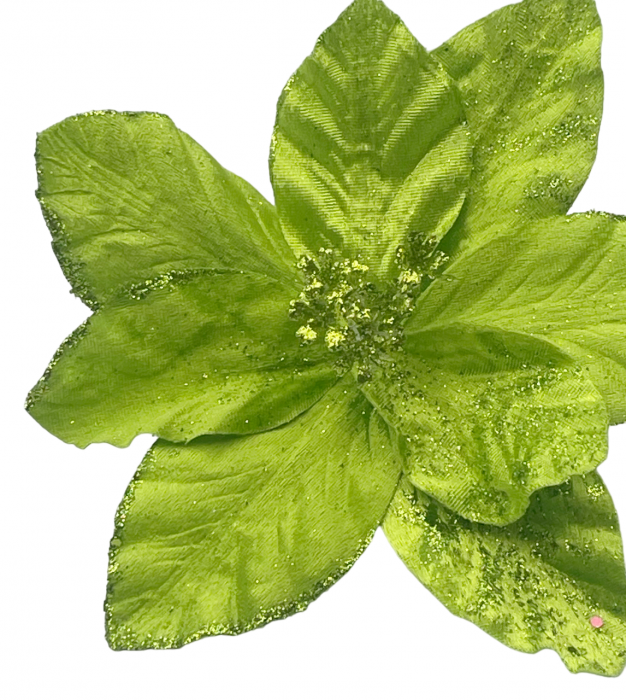 Ornament brad Craciunita BELLA, Verde Lime, 23cm [2]