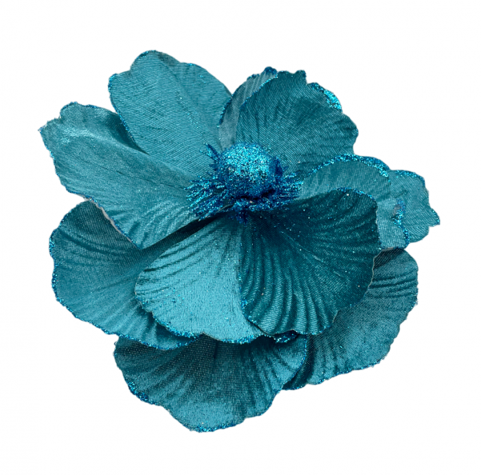 Ornament brad Magnolie CHARM, Albastru Turcoaz [2]
