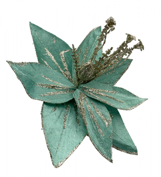 Ornament brad Craciunita ASTRID, Verde menta, 25cm [3]