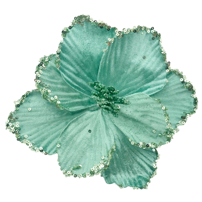 Ornament brad Craciunita CHARM, Verde menta, 25cm [1]