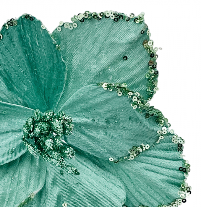 Ornament brad Craciunita CHARM, Verde menta, 25cm [2]