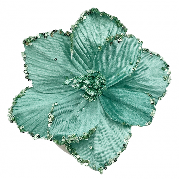 Ornament brad Craciunita CHARM, Verde menta, 25cm [1]