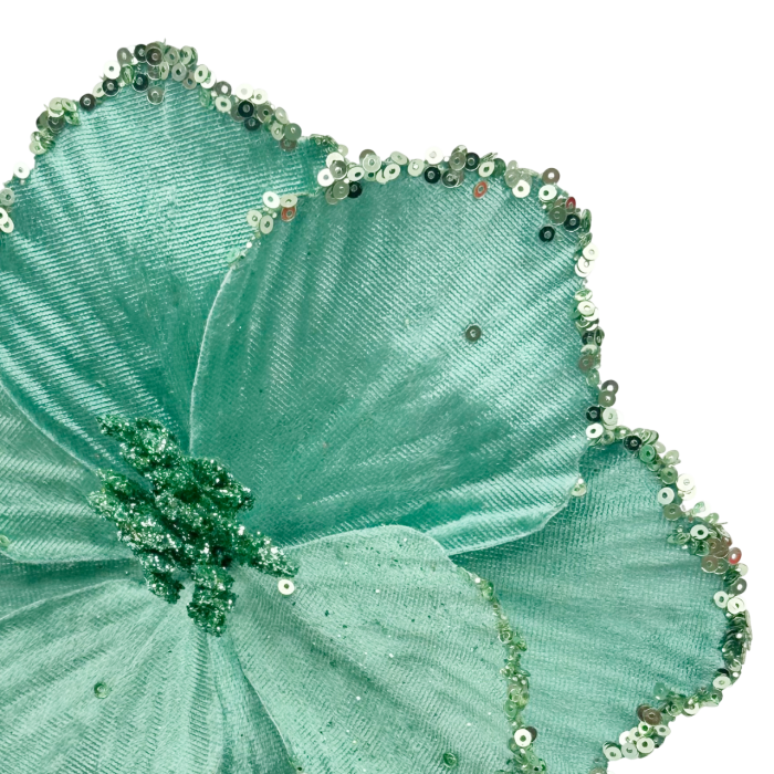 Ornament brad Craciunita CHARM, Verde menta, 25cm [2]