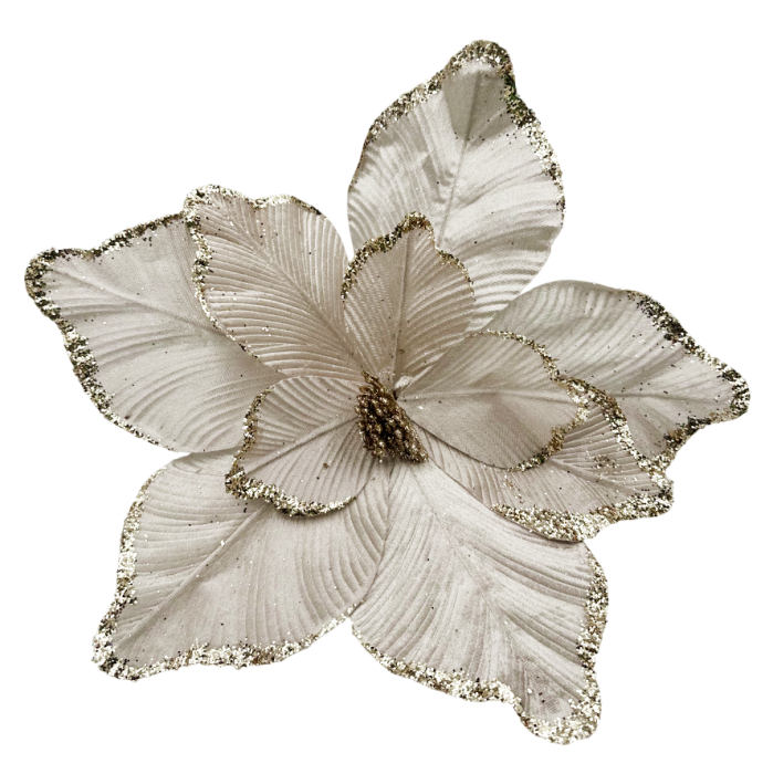 Ornament brad Craciunita GIANT CLARICE, Sampanie, 40cm [2]