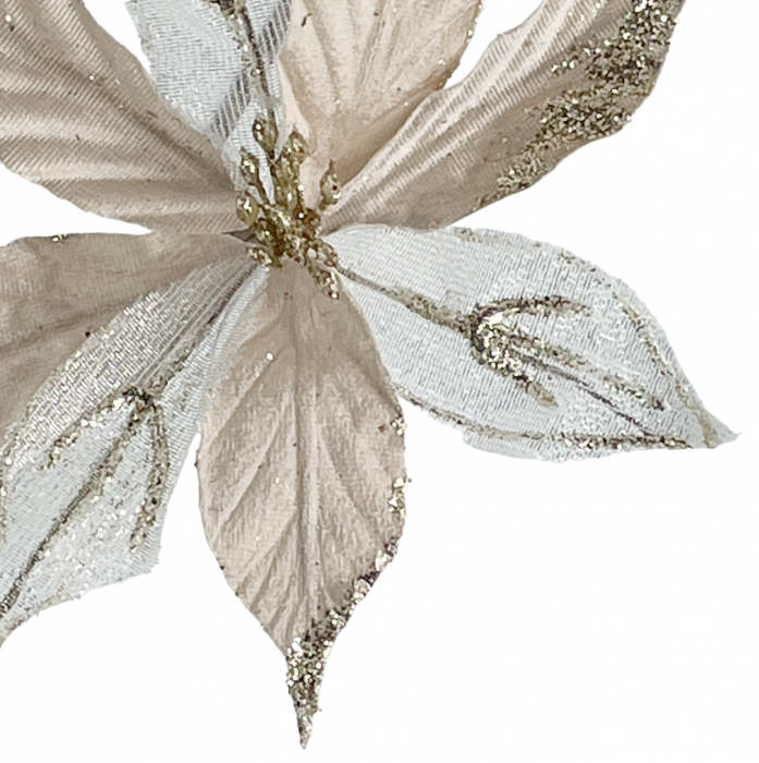 Ornament brad Craciunita DELICE, Sampanie, 18cm [3]