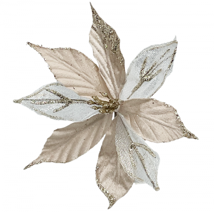Ornament brad Craciunita DELICE, Sampanie, 18cm [2]