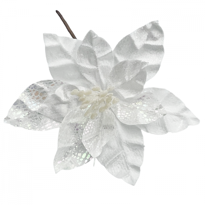 Ornament brad Craciunita HOPE, Alb, 18cm [1]