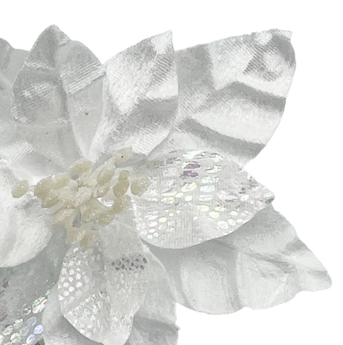 Ornament brad Craciunita HOPE, Alb, 18cm [2]