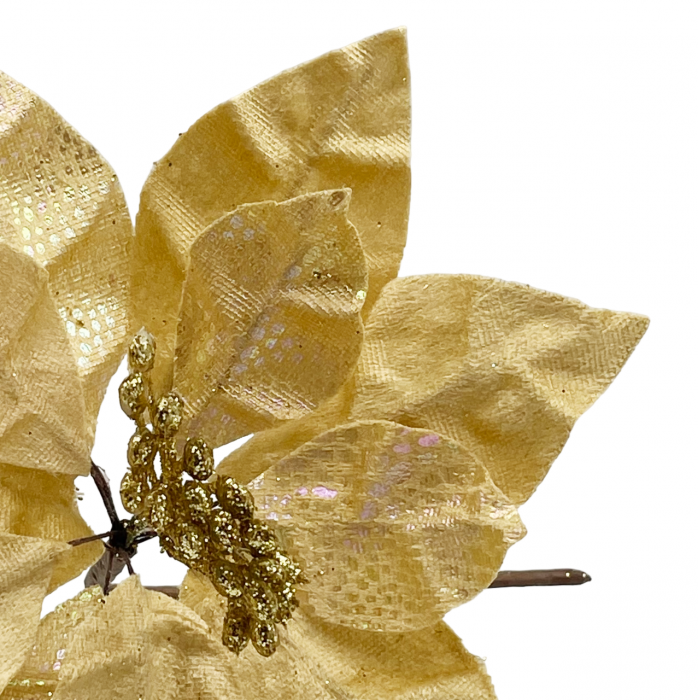 Ornament brad Craciunita HOPE, Auriu, 18cm [2]