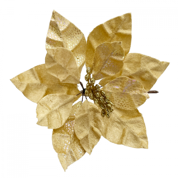 Ornament brad Craciunita HOPE, Auriu, 18cm [1]