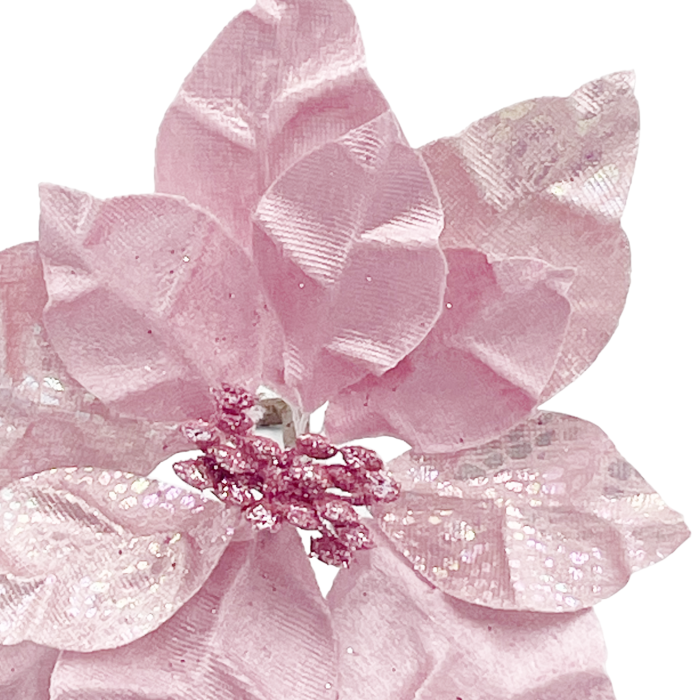 Ornament brad Craciunita HOPE, Roz, 18cm [2]