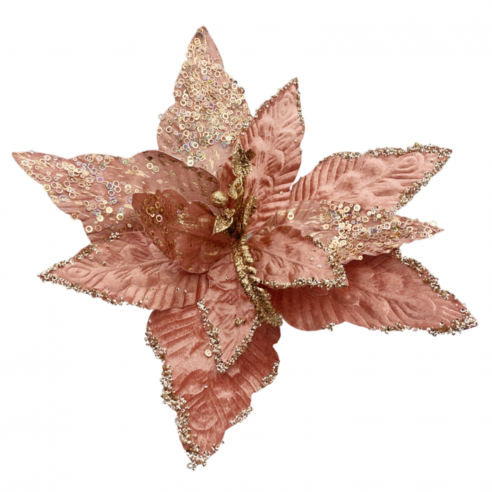Ornament brad Craciunita ICELYN, Sampanie, 48cm [1]
