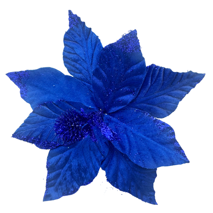 Ornament brad Craciunita LOLITA, Albastru, 20cm [1]