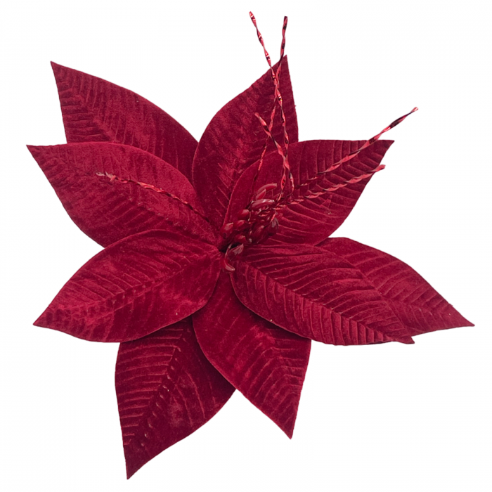Ornament brad Craciunita QUEEN, Burgundy, 30cm [1]