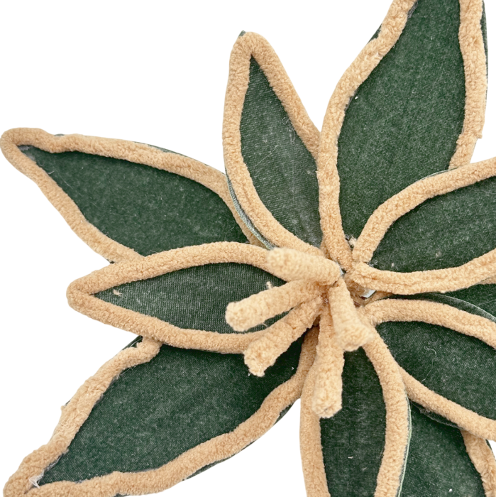 Ornament brad Craciunita ROYAL, Sampanie caramel, 30cm [2]