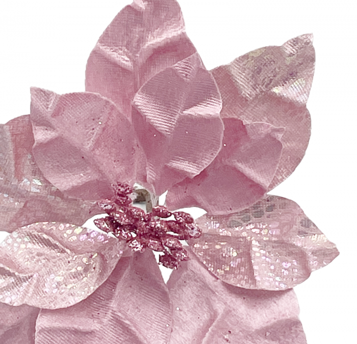 Ornament brad Craciunita HOPE, Roz, 18cm [2]