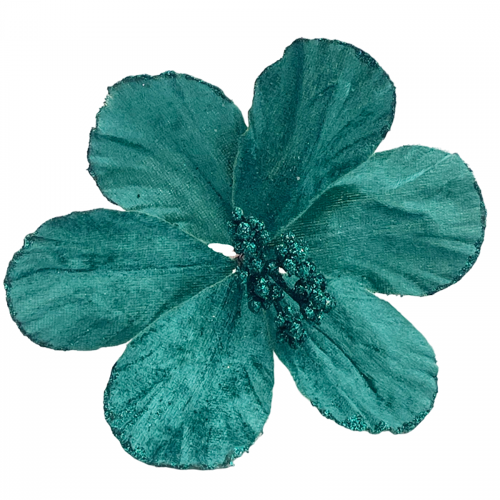 Ornament brad Magnolie LUCKY, Verde albastrui, 18cm [1]