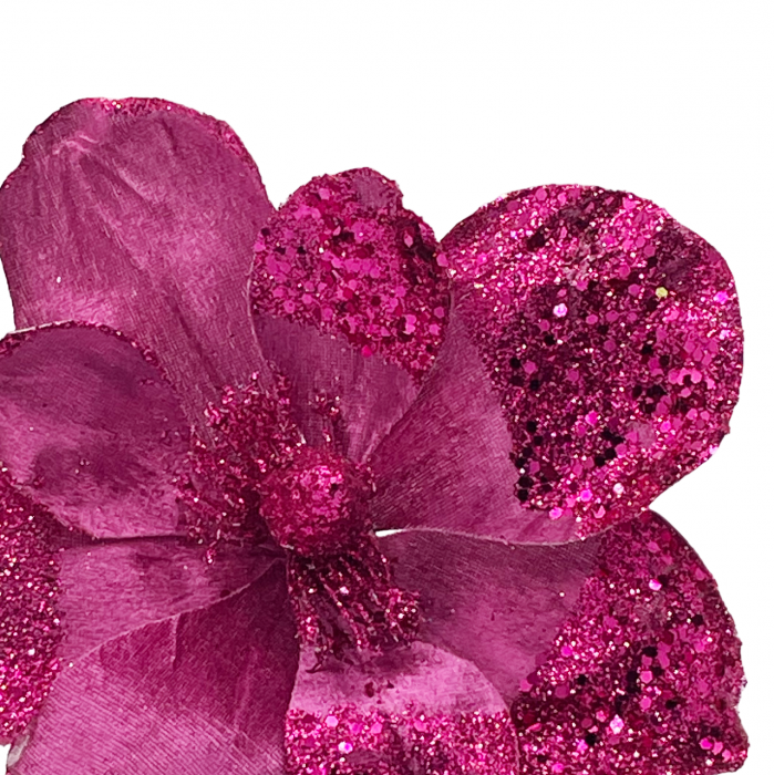Ornament brad Magnolie CHARM, Fucsia, 25cm [3]