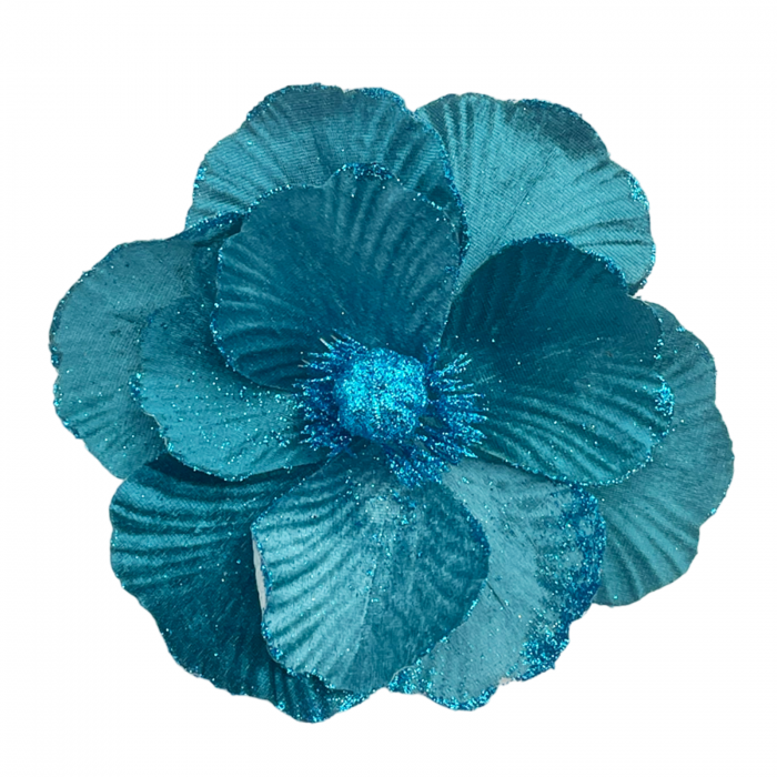 Ornament brad Magnolie CHARM, Albastru Turcoaz [3]