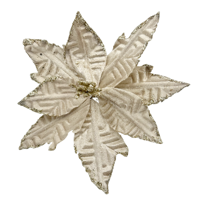 Ornament brad Magnolie AGNOLA, Sampanie, 17cm [2]