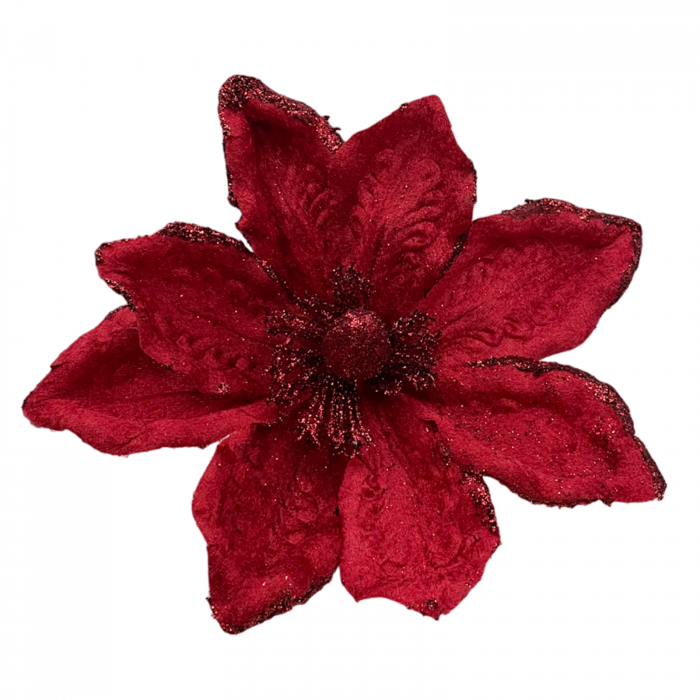 Ornament brad Magnolie GRACE, Burgundy [2]