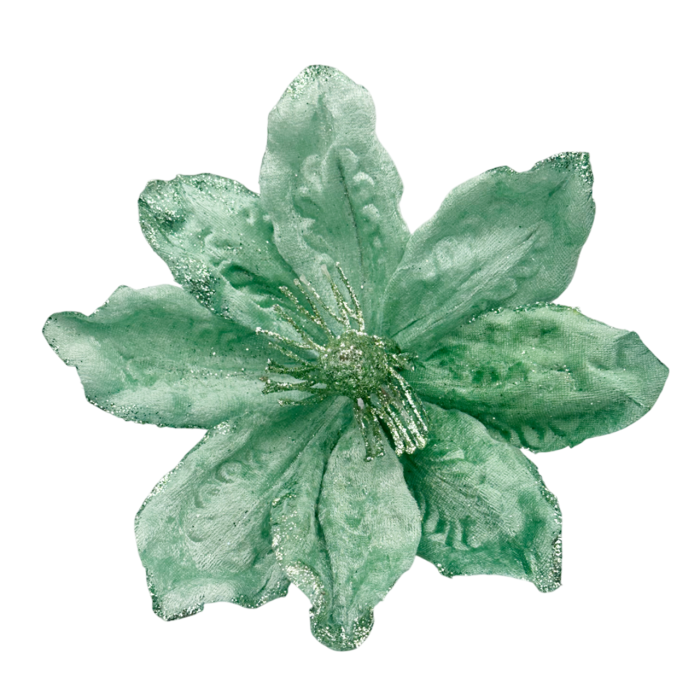 Ornament brad Magnolie GRACE, Verde menta, 23cm [1]