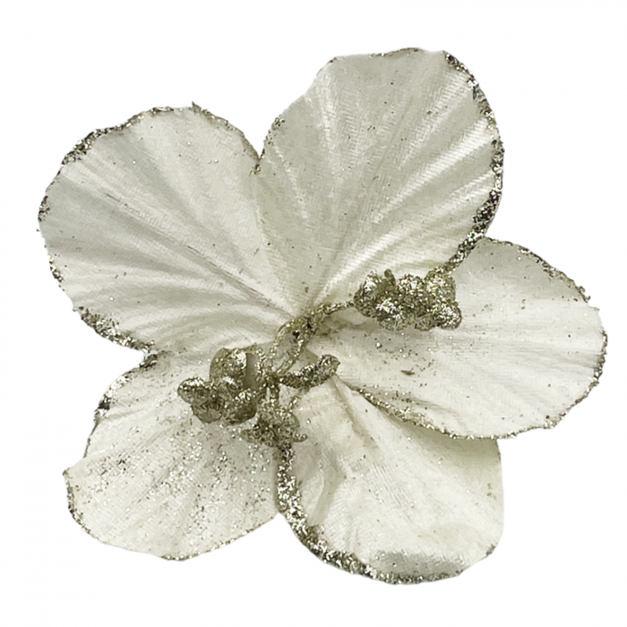 Ornament brad Magnolie HOPE, Crem, 15cm [1]