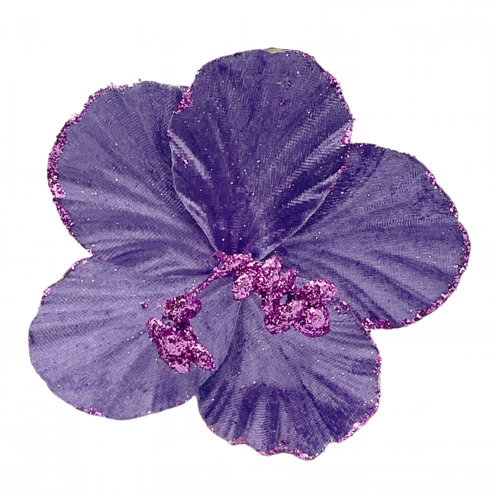 Ornament brad Magnolie HOPE, Mov deschis, 15cm [1]