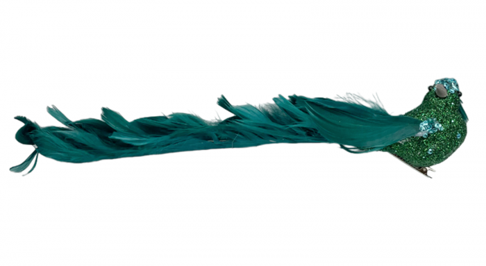 Ornament brad Pasare PEAKY, Verde, 25cm [2]