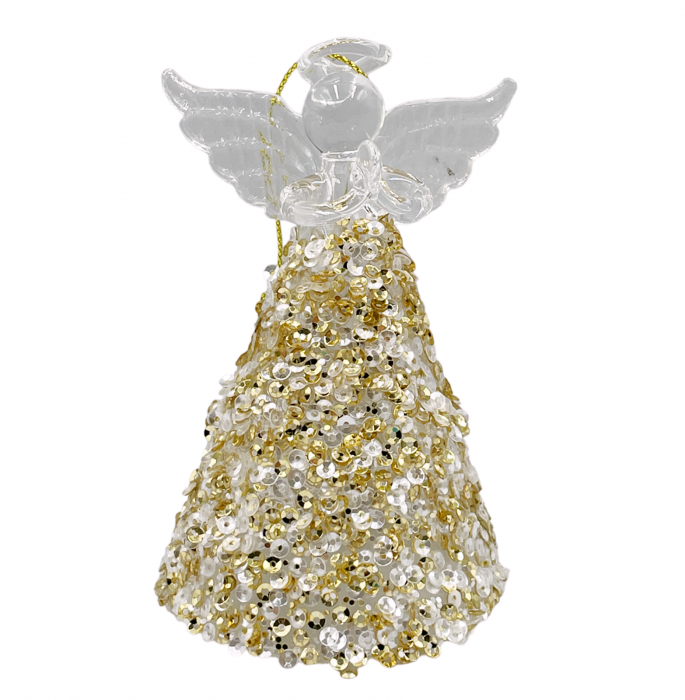 Ornament Craciun Inger ELSA, Auriu, 10cm [1]