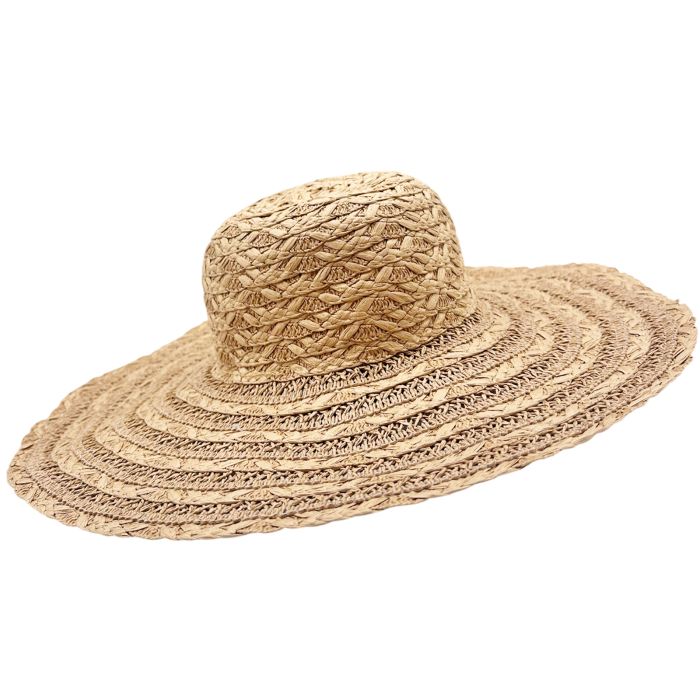 Palarie de paie BREEZE pentru femei - maro [2]