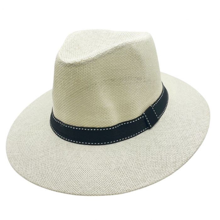 Palarie de soare PANAMA JASON 60CM, Crem, Paie de hartie [2]