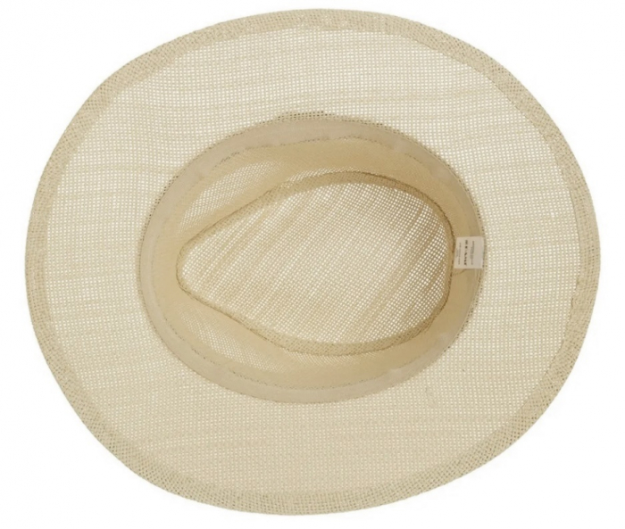 Palarie de soare barbati PANAMA JASON 56CM, Alb, Paie de hartie [4]