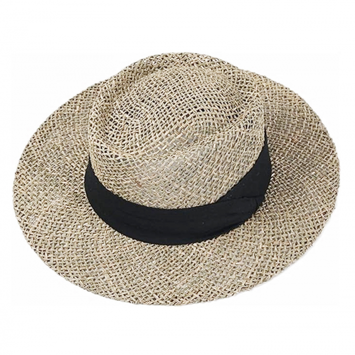 Palarie de soare PANAMA GAMBLER, Panglica neagra [2]