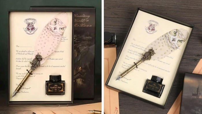 Set Caligrafie Pana de scris & Calimara HEDWIG [4]