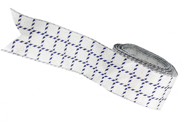Panglica decorativa Brad Craciun HOLLY, Alb, 6x325cm [2]