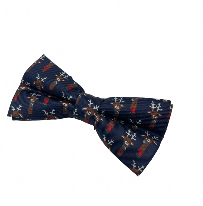 Papion Craciun pentru copii Holly Bleumarin [3]