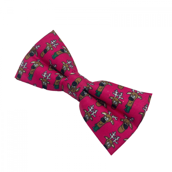 Papion Craciun pentru copii Holly, Fuchsia [4]