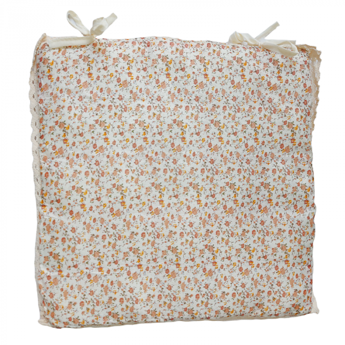 Perna rosie pentru scaun SYLVIE, Cu dantela, 40cm [2]
