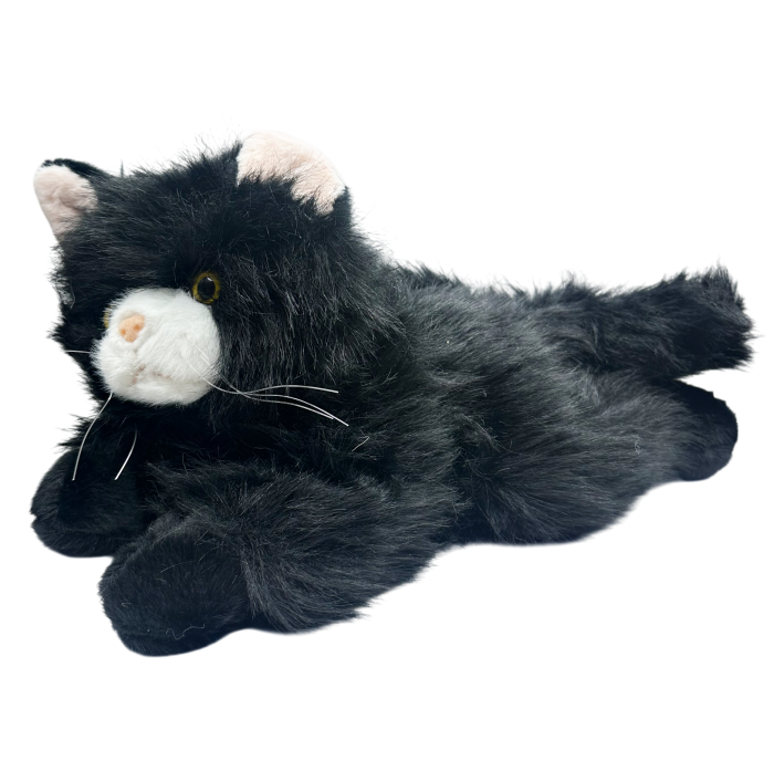 Pisicuta neagra de plus KIKI - jucarie pufoasa pentru copii [2]