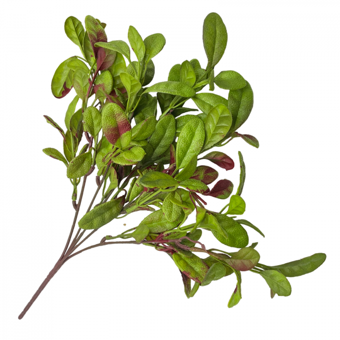Planta artificiala CHANIA, Verde/ Rosu, 30cm [2]