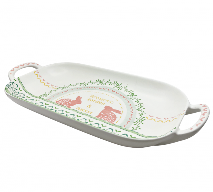Platou cu manere ROMANTIC GARDEN, 37x17cm [2]