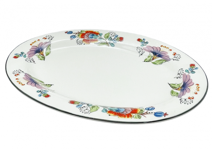 Platou cu flori MARGUERITE, 31x21cm, Portelan [2]