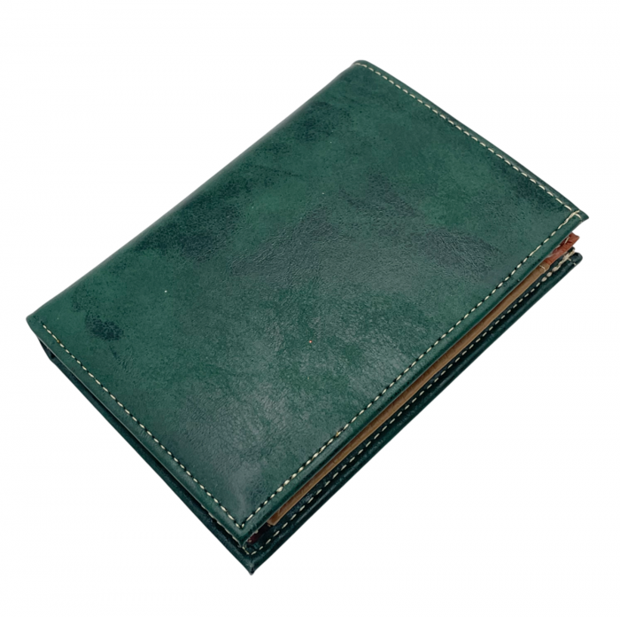 Portofel barbati CONRAD, Verde, 9x13cm, Piele naturala [1]
