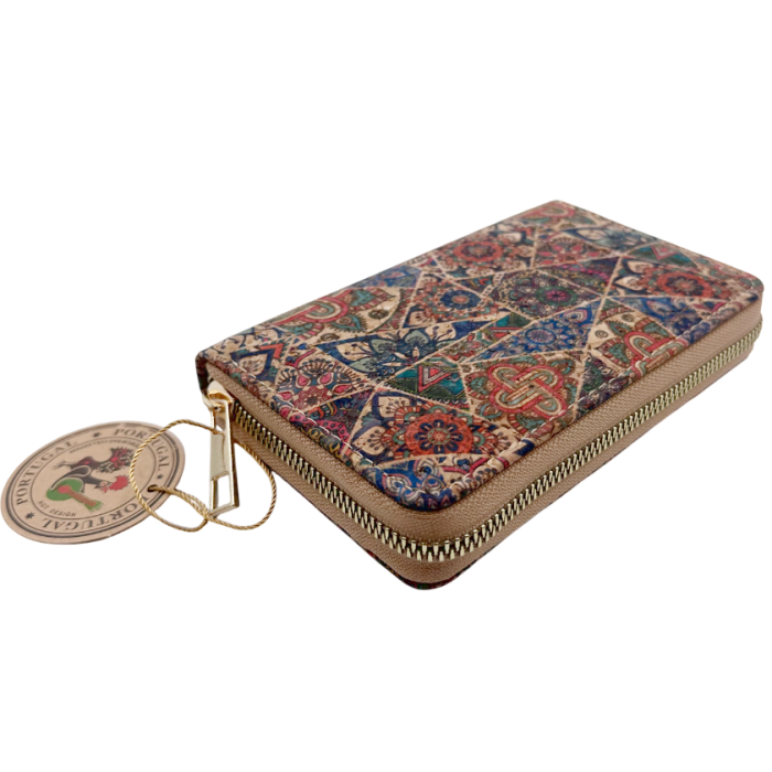 Portofel Compact din Pluta MARCIA, 16cm [2]